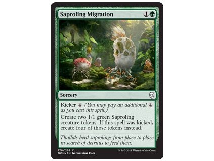 Saproling Migration (Foil NE, Stav Near Mint)