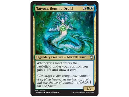 Tatyova, Benthic Druid (Foil NE, Stav Near Mint)
