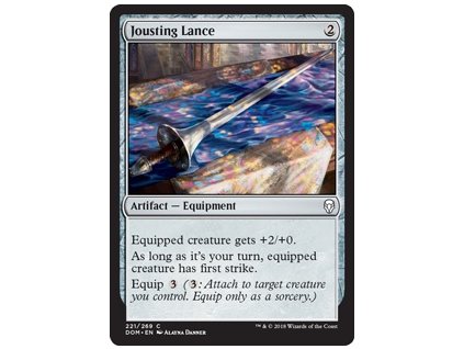Jousting Lance (Foil ANO, Stav Near Mint)