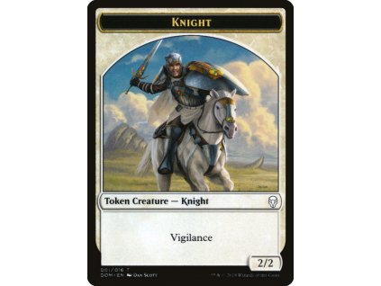 Knight Token (Foil NE, Stav Near Mint)