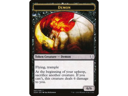 Demon Token (Foil NE, Stav Near Mint)