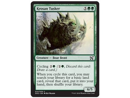 Krosan Tusker (Foil NE, Stav Near Mint)