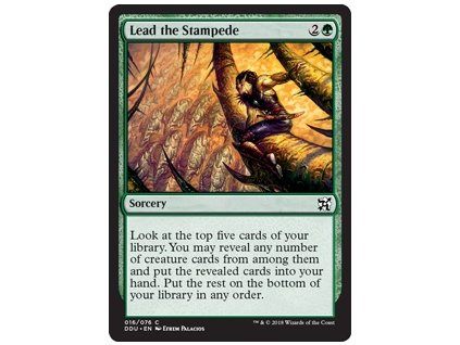 Lead the Stampede (Foil NE, Stav Near Mint)