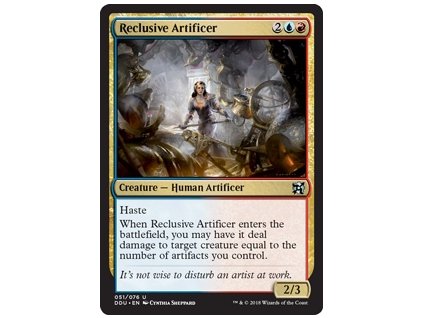 Reclusive Artificer (Foil NE, Stav Near Mint)