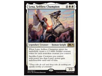 Lena, Selfless Champion
