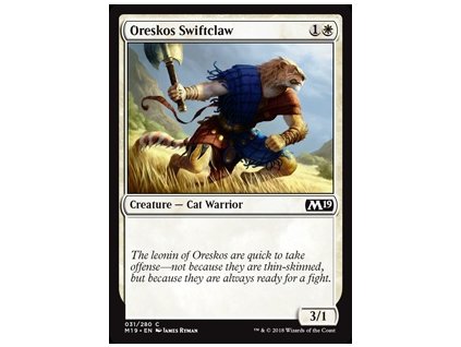 Oreskos Swiftclaw (Foil NE, Stav Near Mint)