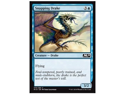 Snapping Drake (Foil NE, Stav Near Mint)
