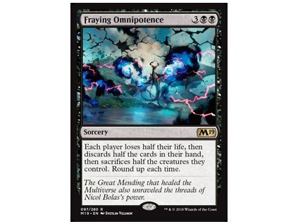 Fraying Omnipotence (Foil NE, Stav Near Mint)