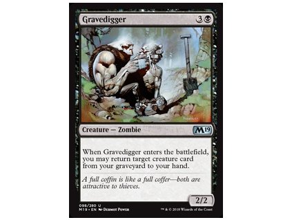 Gravedigger (Foil NE, Stav Near Mint)
