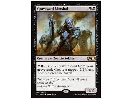 Graveyard Marshal (Foil NE, Stav Near Mint)