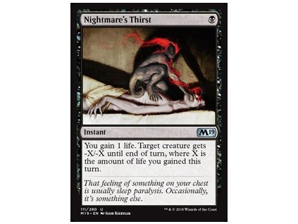 Nightmare's Thirst (Foil NE, Stav Near Mint)