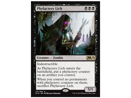 Phylactery Lich (Foil ANO, Stav Near Mint)