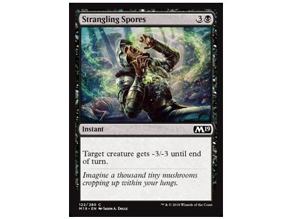 Strangling Spores (Foil NE, Stav Near Mint)