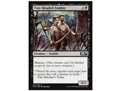 Two-Headed Zombie (Foil NE, Stav Near Mint)