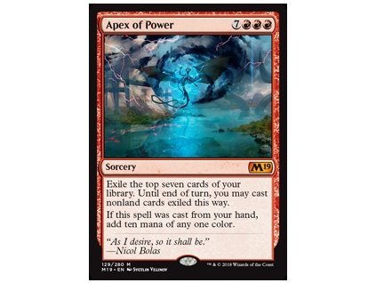 Apex of Power (Foil NE, Stav Near Mint)
