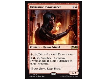 Dismissive Pyromancer (Foil NE, Stav Near Mint)