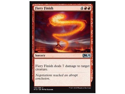 Fiery Finish
