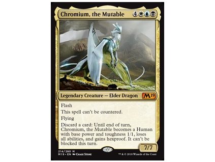 Chromium, the Mutable (Foil NE, Stav Near Mint)