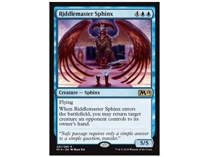 Riddlemaster Sphinx (Foil NE, Stav Near Mint)