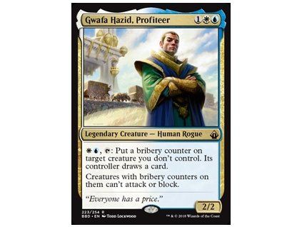 Gwafa Hazid, Profiteer