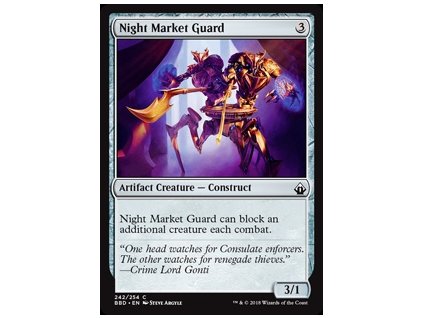 Night Market Guard (Foil NE, Stav Near Mint)