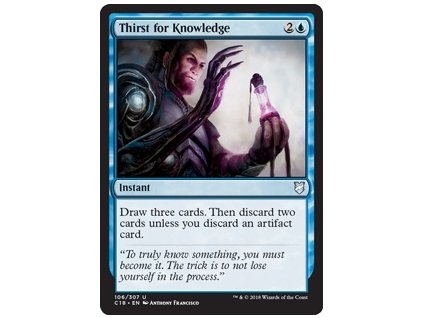 Thirst for Knowledge (Foil NE, Stav Near Mint)
