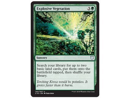 Explosive Vegetation