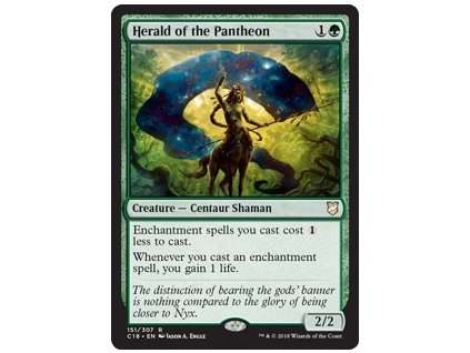 Herald of the Pantheon (Foil NE, Stav Near Mint)