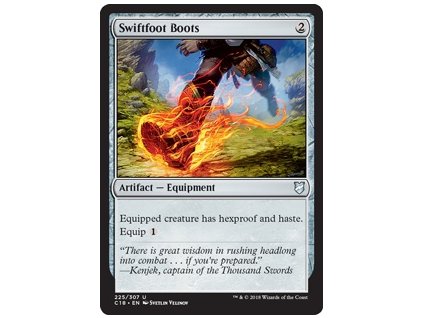 Swiftfoot Boots (Foil NE, Stav Near Mint)