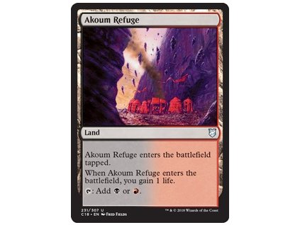 Akoum Refuge (Foil NE, Stav Near Mint)
