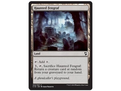 Haunted Fengraf (Foil NE, Stav Near Mint)