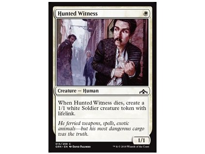 Hunted Witness (Foil NE, Stav Near Mint)