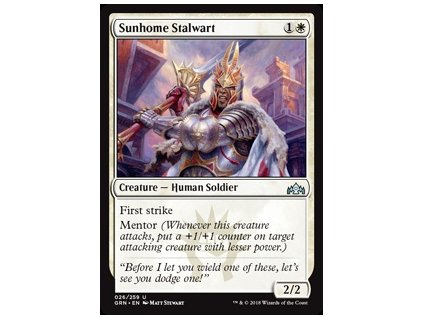 Sunhome Stalwart (Foil ANO, Stav Near Mint)