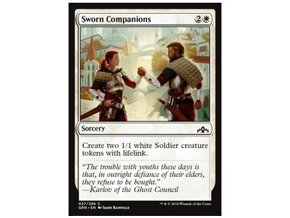 Sworn Companions (Foil ANO, Stav Near Mint)