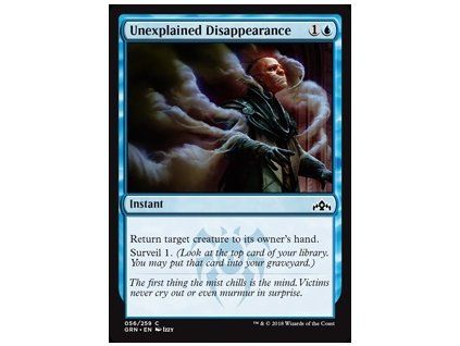 Unexplained Disappearance