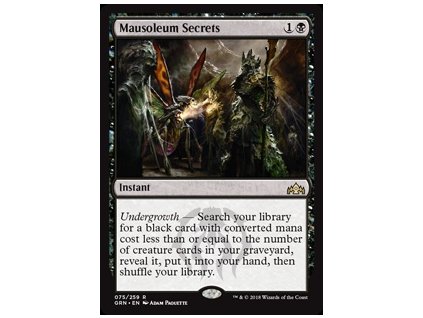 Mausoleum Secrets (Foil NE, Stav Near Mint)