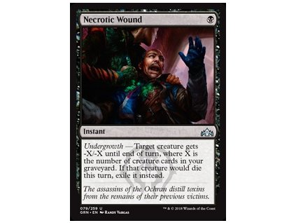 Necrotic Wound (Foil NE, Stav Near Mint)