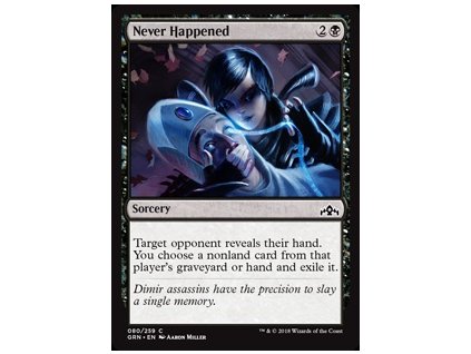 Never Happened (Foil ANO, Stav Near Mint)