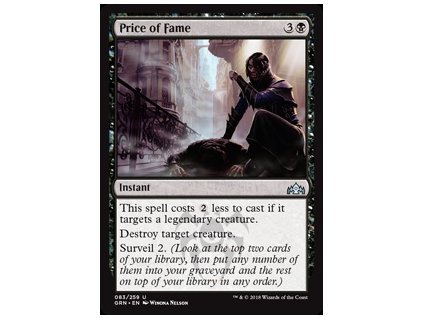 Price of Fame (Foil ANO, Stav Near Mint)