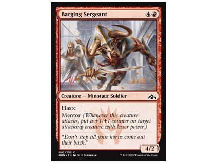 Barging Sergeant