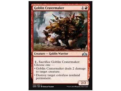Goblin Cratermaker (Foil ANO, Stav Near Mint)