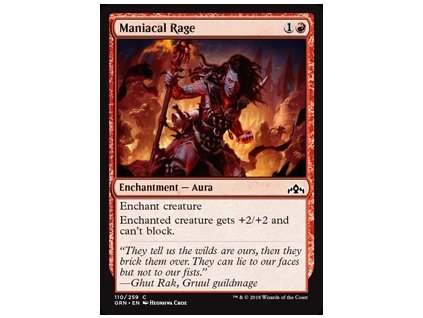 Maniacal Rage (Foil ANO, Stav Near Mint)