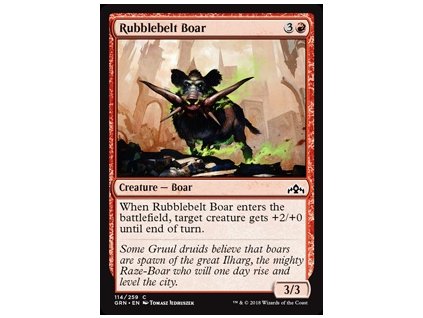 Rubblebelt Boar (Foil ANO, Stav Near Mint)