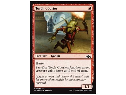 Torch Courier (Foil NE, Stav Near Mint)