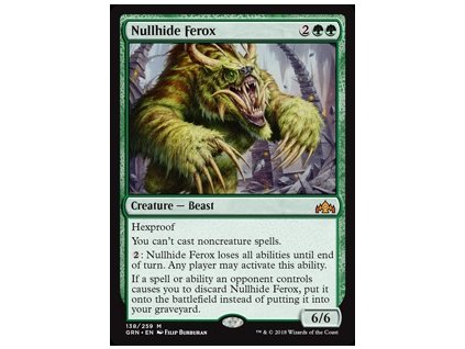 Nullhide Ferox (Foil NE, Stav Played)