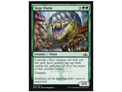 Siege Wurm (Foil NE, Stav Near Mint)
