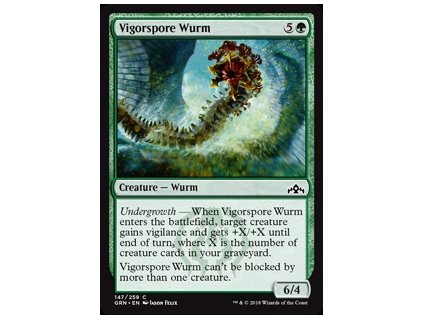 Vigorspore Wurm (Foil NE, Stav Near Mint)