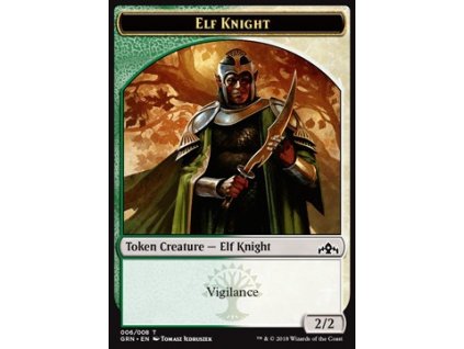 Elf Knight Token (Foil NE, Stav Near Mint)
