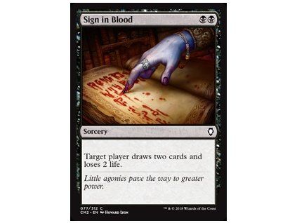 Sign in Blood