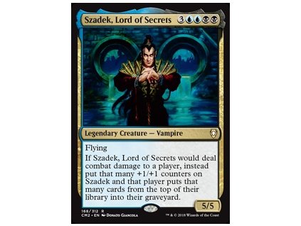 Szadek, Lord of Secrets (Foil NE, Stav Near Mint)